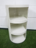 Kartrell Componibili Cabinet Model 4965-6-7 In White. Size H58 x Dia31cm. - 2
