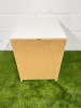 2 Draw Matt White Wood Bedside/Draw Unit. Size H55 x W40 x D48cm. - 4
