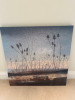 Cotswold Co Harriet Peachey Coastal Botanics Canvas Artwork. Size 90 x 90cm.