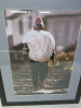 Framed & Glazed Photograph by Jamie Williams of Elder Walking in Nepal. Size H64 x W50cm. - 4