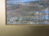 Framed Original Watercolour on Board by Henry.J.Kinnaird (1880-1920) Signed by Artist, Depicting River Scene & Salisbury Cathedral. Size 49 x 61cm. - 4