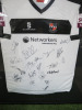 Bromley FC Football Shirt in Framed & Glazed Presentation Frame, for the 2013/14 Season, Signed by the Team. Size 85 x 98cm. - 3