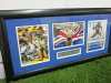 Jessica Ennis World Heptathlon Champion 2009, Framed & Glazed Picture Presentation Collage with Plaque. Size 70 x 35cm. - 3