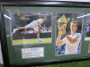Andy Murray 2013 Wimbledon Men's Champion, Framed & Glazed Picture Presentation Collage with Plaque. Size 45 x 90cm. - 2
