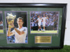 Andy Murray 2013 Wimbledon Men's Champion, Framed & Glazed Picture Presentation Collage with Plaque. Size 45 x 90cm. - 3