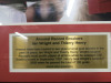 Arsenal FC Football Collage Picture of Arsenal FC 'Ian Wright & Thierry Henri'. Framed & Glazed Picture Presentation Collage with Plaque. Size 41 x 76cm. - 6