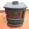 Newman Kensington SE Stoven-Wood Burning Stove with Integral Built in Oven, Cast Iron in Matt Black. 5kw Output. RRP £1008