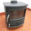 Newman Kensington SE Stoven-Wood Burning Stove with Integral Built in Oven, Cast Iron in Matt Black. 5kw Output. RRP £1008 - 2