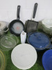 Quantity of Kitchen Accessories to Include: 3 x Sauce Pans, 2 x Frying Pans, 2 x Storage Holders, 12 x Glass Dishes, 1 x Loaf Tin, 1 x Stew Pot etc (As Viewed/Pictured). - 3