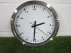 Blomus Era Wall Clock with Stainless Steel Surround & White Face.