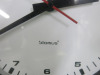 Blomus Era Wall Clock with Stainless Steel Surround & White Face. - 2