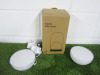 Boxed /New Carrie LED Table Lamp & Pair of Phillips Hue Go LED Smart Portable Lamps. Comes with 2 x Power Supplies.