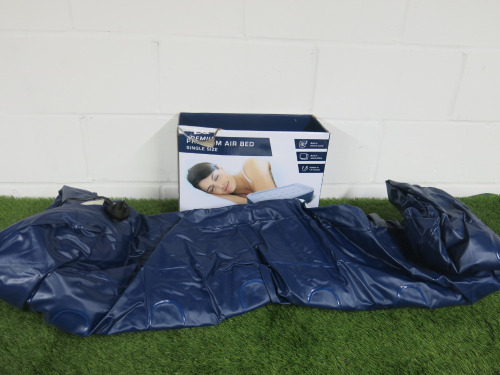 Active Era Premium Single Air Bed with Integrated Electric Pump, Size 99 x 187 x 53cm.