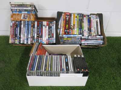 104 Assorted DVD's & CD's to Include: 64 x DVD & 40 CD.