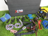 Lot Consisting of Home Gym and Workout Equipment to Include: Fold-Out Matt, Resistance Grips, Resistance Band, Skipping Rope, Foam Roller, Waterproof Bag and Others (As Viewed). - 2