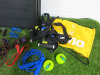 Lot Consisting of Home Gym and Workout Equipment to Include: Fold-Out Matt, Resistance Grips, Resistance Band, Skipping Rope, Foam Roller, Waterproof Bag and Others (As Viewed). - 3