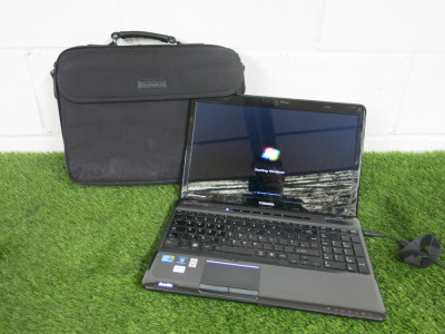 Toshiba Satellite A665-11Z Laptop. Intel i7-740, 4GB RAM, 500GB HDD. Comes in Carry Case with Power Supply.
