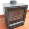 Stovax View Free Standing Multi Fuel Stove, Cast Iron & Steel in Matt Black, 4.9kw. RRP £1449 - 2