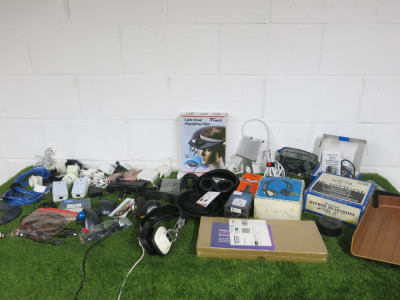 Lot Consisting of Amazon Firestick, Logitech Mice, Crucial 16GB Storage Kit, Adapters, Headphones, Leads, Plugs etc (As Viewed).