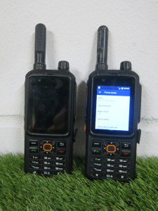 2 x Inrico Moonraker T320 Network Handheld Radio's.