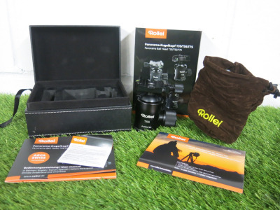 Rollei Panorama Ball Head T3S/T5S/T7S, with Original Box and Manual.