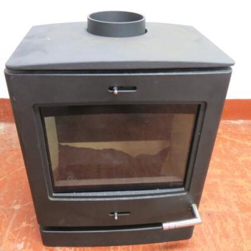 Yeoman CL5 Wood Burning Stove, Decorative Cast Top Plate & Metallic Black Finish, 4.9kw Output. RRP £1229