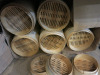 Approx. 1100 x Assorted Sized Round Bamboo Food Steamers. - 2