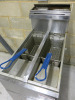 Imperial Gas Twin Well Double Basket Deep Fat Fryer, Model CIFS -2525, S/N 09619421. Comes with 2 Baskets. H112 x W40 x D77cm. - 2