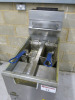 Pitco Gas Single Well Double Basket Deep Fat Fryer, Model 35C+, S/N G15FB032682.Comes with 2 Baskets. H120 x W40 x D77cm. - 2