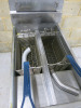 Pitco Gas Single Well Double Basket Deep Fat Fryer, Model 35C+, S/N G11DC014830. Comes with 2 Baskets. H120 x W40 x D77cm. - 2