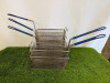 5 x Commercial Deep Fat Frying Baskets.