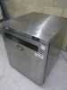 Foster Stainless Steel Undercounter Freezer, Model LR200, S/N E5463905. Size H82 x W68.5 x D76cm. NOTE: missing shelves. - 3