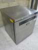 Foster Stainless Steel Undercounter Freezer, Model LR200, S/N E5463905. Size H82 x W68.5 x D76cm. NOTE: missing shelves. - 6