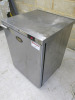 Foster Stainless Steel Undercounter Refrigerator, Model HR140, S/N E5150025.Size H82 x W60 x D60cm. NOTE: missing shelves. - 5