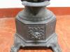 Ancne Maison Godin, Reclaimed Cast Iron Stand Alone Log Burning Stove. In Black with Ornate Features - 3