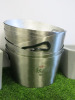 13 x Asahi Ice Bucket to Include: 11 x Metal Ice Buckets & 2 x Plastic. - 6