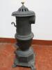 Ancne Maison Godin, Reclaimed Cast Iron Stand Alone Log Burning Stove. In Black with Ornate Features - 7