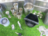 Quantity of Bar Accessories to Include: Spirit Measures, Cocktail Shakers, Cocktail Strainers, Bacardi Ice Bucket, Ice Scoop, Bottle Re Sealer, Garnish Trays, 2 Ice Ball Makers, & Bottle Pourers. - 11