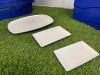 270 x Assorted Sized White Rectangular Serving Dishes to Include: 35 x Large, 190 x Medium & 473 x Small. - 8