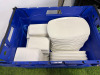 270 x Assorted Sized White Rectangular Serving Dishes to Include: 35 x Large, 190 x Medium & 473 x Small. - 11