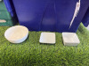 Approx. 945 Assorted Branded Quantity of Cameo China , Churchill & Jinqiangyi Restaurant White Crockery to Include: 720 x Dipping Bowls, Size 8cm, 65 x Bowls, Size 11.5cm, 26 x Small Jugs, 40 x Spoons, 17 x Dishes with Lids, 25 x Square Bowls, 23 x Bowls - 18