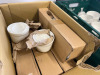 Approx. 945 Assorted Branded Quantity of Cameo China , Churchill & Jinqiangyi Restaurant White Crockery to Include: 720 x Dipping Bowls, Size 8cm, 65 x Bowls, Size 11.5cm, 26 x Small Jugs, 40 x Spoons, 17 x Dishes with Lids, 25 x Square Bowls, 23 x Bowls - 22