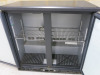 Gamko 2 Glass Door Back Bar Chiller, Model MXC20250GG070. Size H90 x W92 x D52cm. - 2