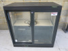 Gamko 2 Glass Door Back Bar Chiller, Model MG2/250SD, S/N 201933000127. Size H90 x W90 x D52cm.