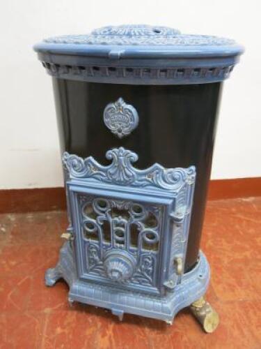 Godin Ornate Cast Iron Gas Stand Alone Stove. (May need testing for gas safe)
