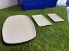 270 x Assorted Sized White Rectangular Serving Dishes to Include: 35 x Large, 190 x Medium & 473 x Small. - 3