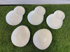 Approx. 110 x Stone Glazed Plates to Include: 40 x Egg Shaped Plate (19 x 17cm) & 70 x Irregular Shaped Plate (21 x 16cm). - 2