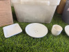 Approx. 945 Assorted Branded Quantity of Cameo China , Churchill & Jinqiangyi Restaurant White Crockery to Include: 720 x Dipping Bowls, Size 8cm, 65 x Bowls, Size 11.5cm, 26 x Small Jugs, 40 x Spoons, 17 x Dishes with Lids, 25 x Square Bowls, 23 x Bowls - 2