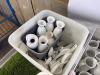 Approx. 945 Assorted Branded Quantity of Cameo China , Churchill & Jinqiangyi Restaurant White Crockery to Include: 720 x Dipping Bowls, Size 8cm, 65 x Bowls, Size 11.5cm, 26 x Small Jugs, 40 x Spoons, 17 x Dishes with Lids, 25 x Square Bowls, 23 x Bowls - 12