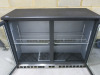 Gamko 2 Glass Door Back Bar Chiller, Model MXC25275GG310. Size H90 x W120 x D52cm.
